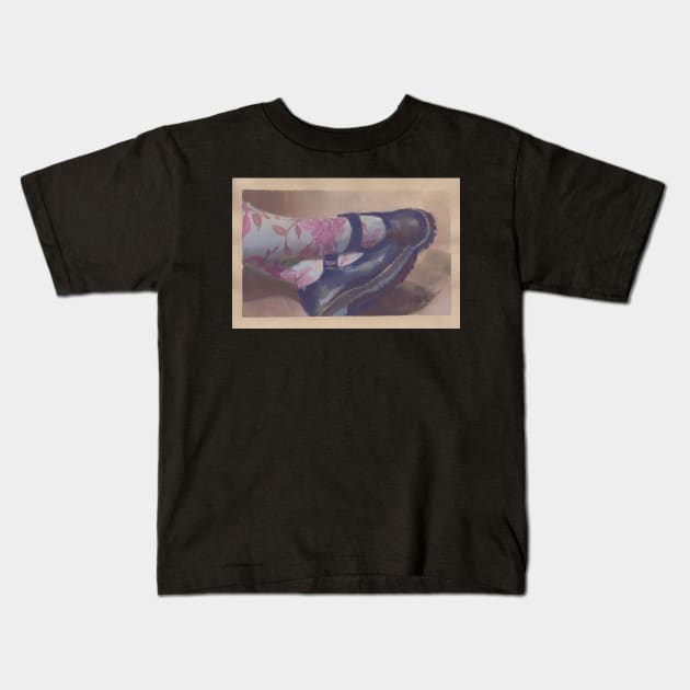 Shoes Kids T-Shirt by TheMainloop